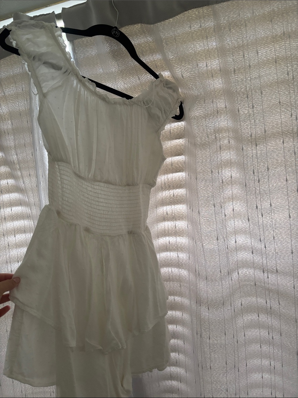 Princess Polly White Ruffled Romper - Picture 3 of 3